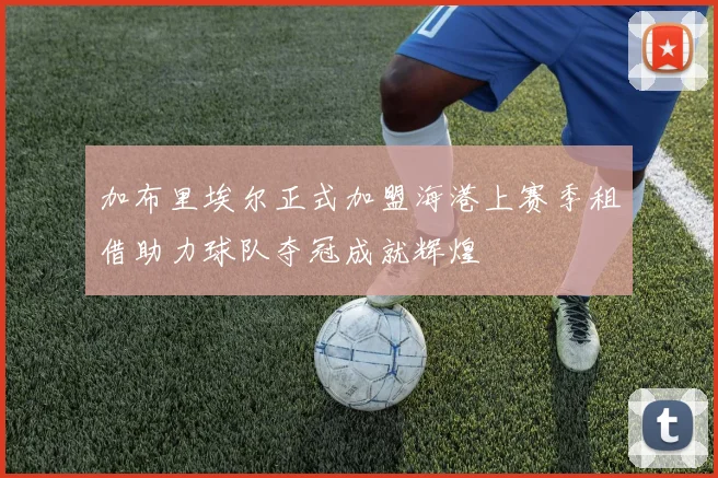 加布里埃尔正式加盟海港上赛季租借助力球队夺冠成就辉煌